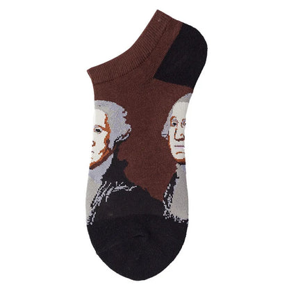 Combed Cotton Ankle Socks for Men & Women - Funny Beer, Fruit & Food Novelty Low Cut Socks (EU 38-43)