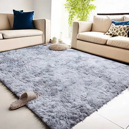 Plush Fluffy Area Rug – Soft Modern Carpet for Living Room, Sofa, Kids Bedroom, Playroom, Perfect Christmas Gift
