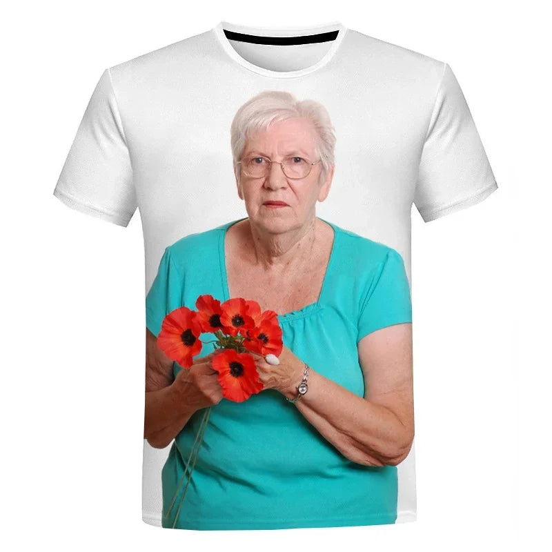 Funny Popsicle 3D Print T-Shirt - Creative Summer Graphic Loose Casual Top