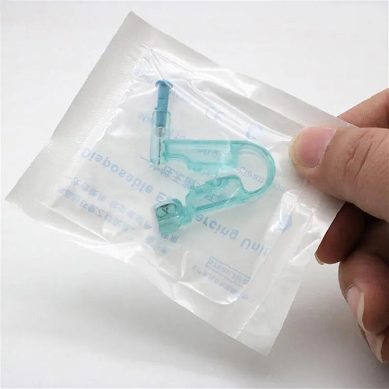 Disposable Ear Piercing Gun Kit – Safe and Sterile Earring and Nose Piercer Tool – Healthy Body Jewelry with No Inflammation
