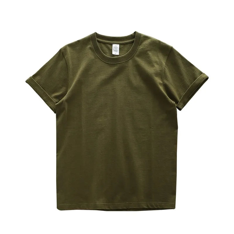 Dukeen Heavyweight Cotton T-Shirt - 280gsm Oversized Short Sleeve Casual Tee for Men Summer Streetwear