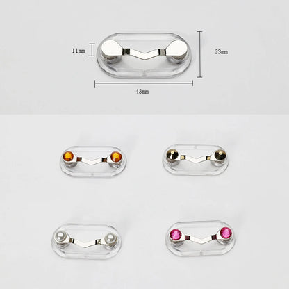 Magnetic Sunglasses Holder Clip - Multi-Purpose Glasses, Badge, Headset and Brooch Hanging Hook