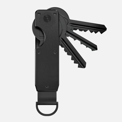 Compact Metal Key Organizer – Minimalist Key Case Holder for 2-6 Keys, Secure Keychain
