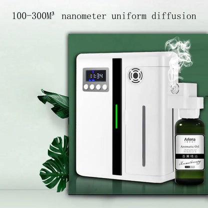 Wall-Mounted Aroma Diffuser - 160ML Scent Machine with Fan for Large Area Hotel Lobby and Home Fragrance