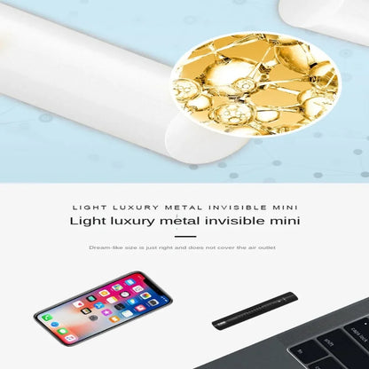 Car Air Vent Freshener – Metal Perfume Diffuser Clip with 5 Aroma Fragrance Sticks for Auto Interior