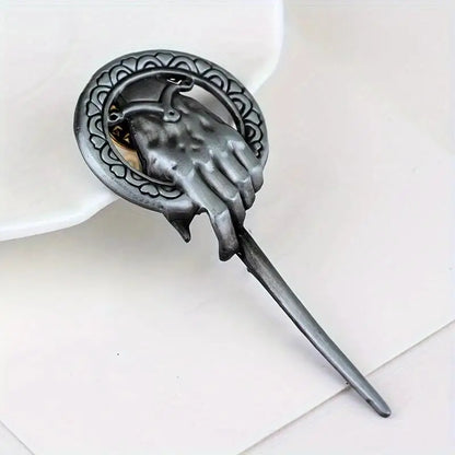 Hand of the King Inspired Lapel Pin Brooch – Movie Prop Replica Badge Collectible Jewelry Accessory for Fans and Cosplay