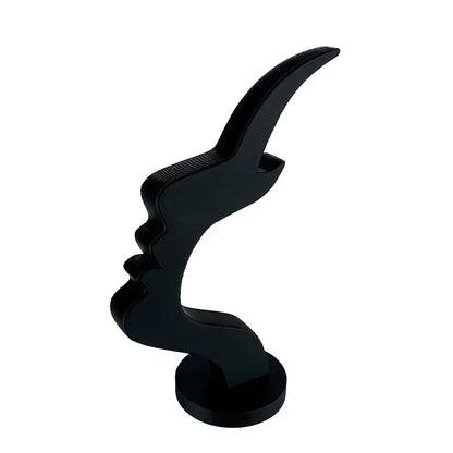 Minimalist 3D-Printed Face Eyeglass Holder – Modern Line Art Glasses Stand for Desk and Home Décor