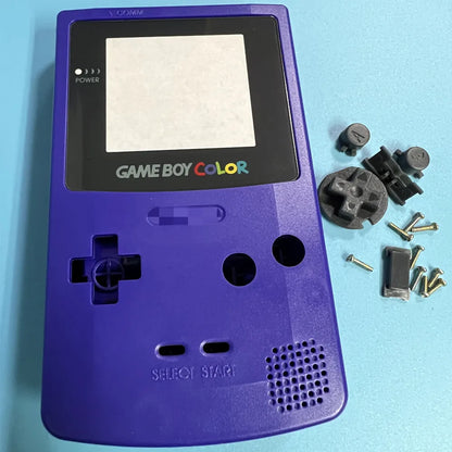 Game Boy Color Replacement Shell - Limited Edition Luminous Housing Case & Accessories