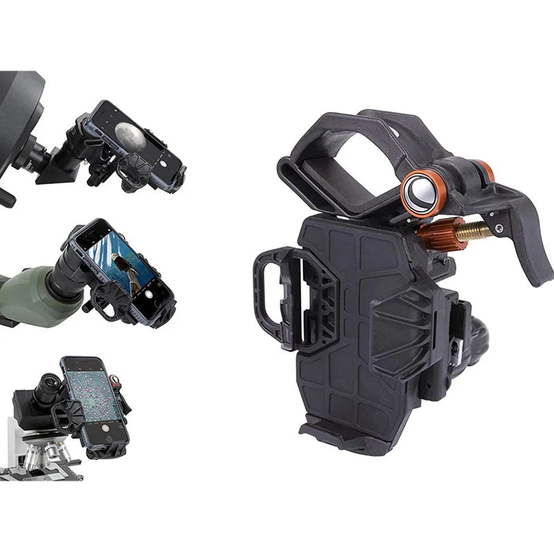 Celestron NexYZ 3-Axis Universal Smartphone Adapter – Compatible with Telescopes, Binoculars, Microscopes, and Sights