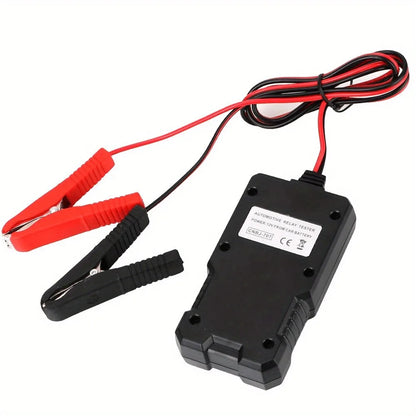 12V Automotive Relay Tester - Portable Car Relay Diagnostic Tool with Battery Clips