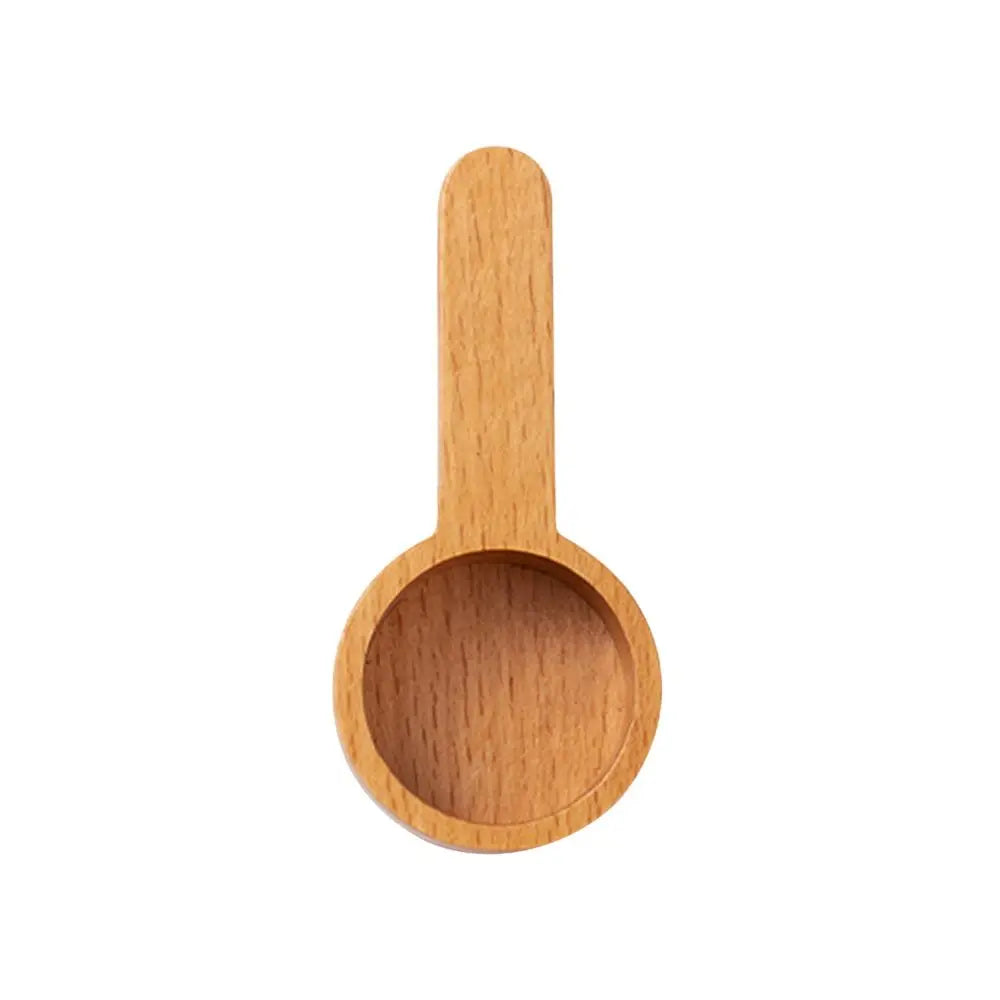 Wooden Measuring Spoon Set for Kitchen – Tea, Coffee, Sugar & Spice Scoops Cooking Tools