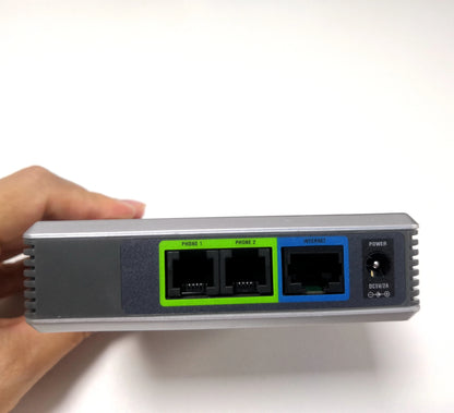 New Unlocked PAP2T SIP VOIP Phone Adapter - Dual FXS Phone Ports VoIP Gateway
