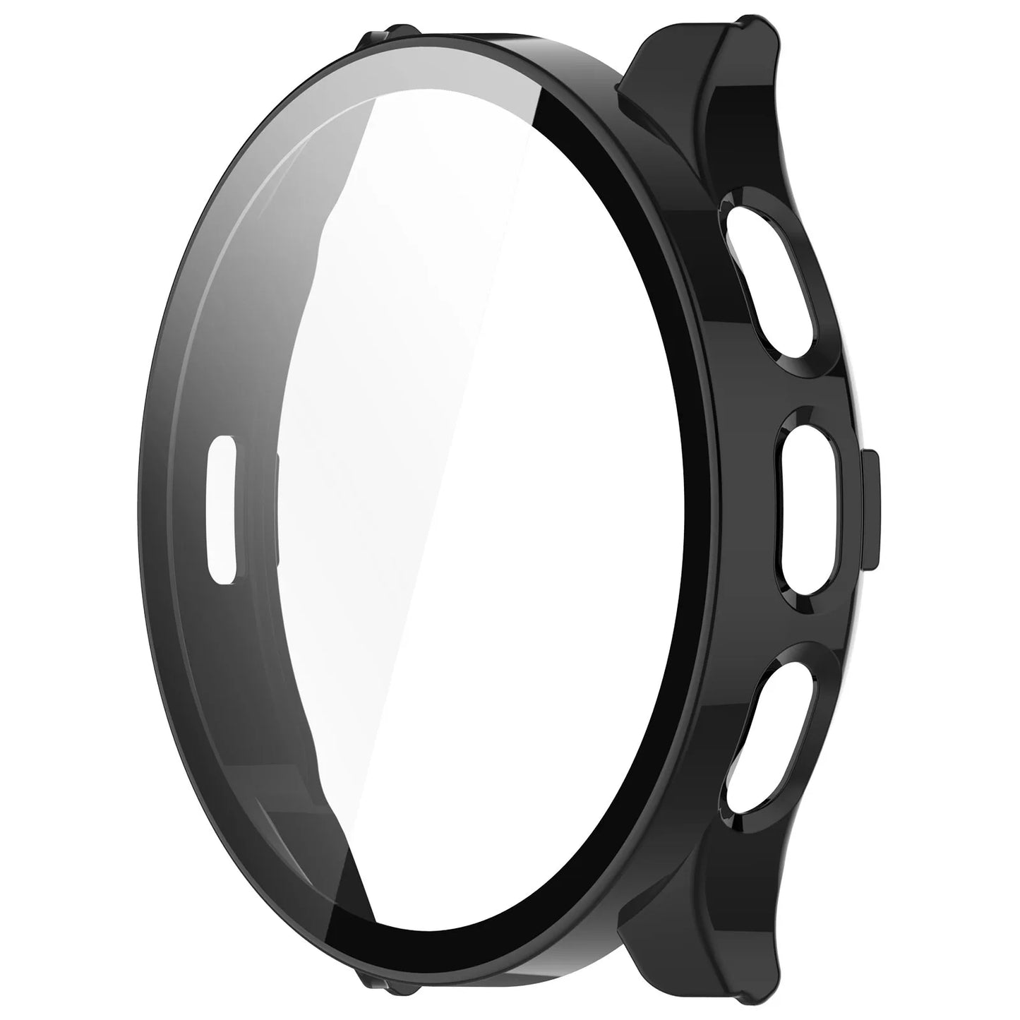 2-in-1 Tempered Glass Screen Protector + Hard Case for Garmin Venu 3/3S – Full Coverage Bumper Shell Accessory