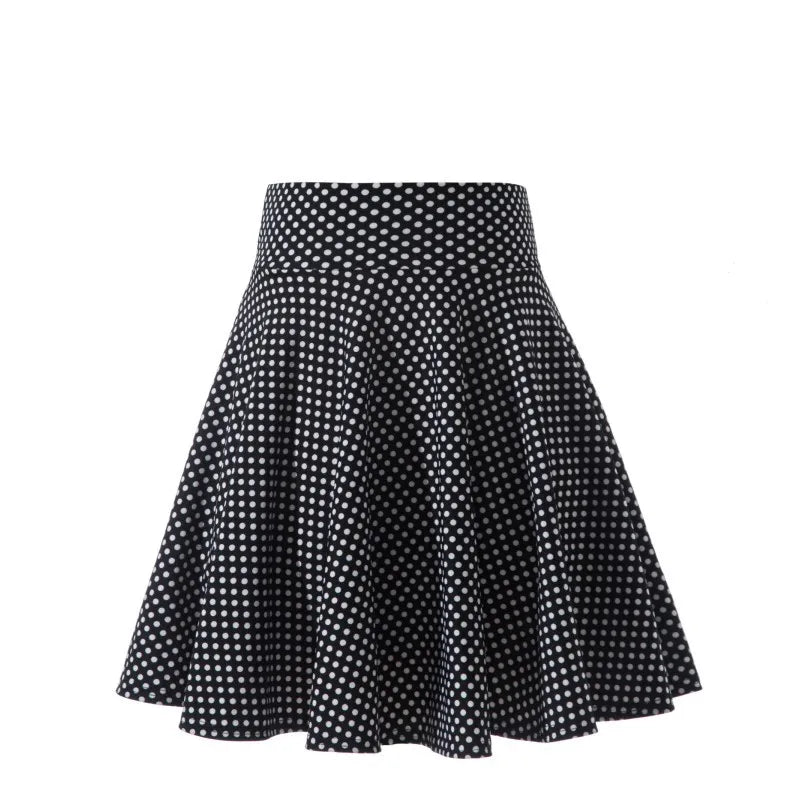 Women’s Flared Mini Skirt with Built-In Shorts – Pleated Skater Style Casual Fashion Skirt, Plus Size 2025 Design