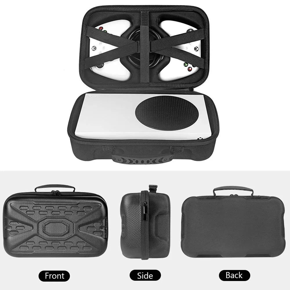 Portable Shockproof EVA Storage Bag for Xbox Series S — Hard Carrying Case for Console & Accessories
