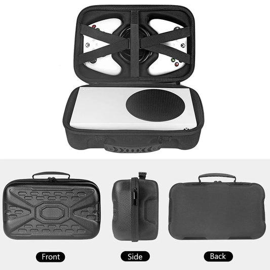 Portable Shockproof EVA Storage Bag for Xbox Series S — Hard Carrying Case for Console & Accessories