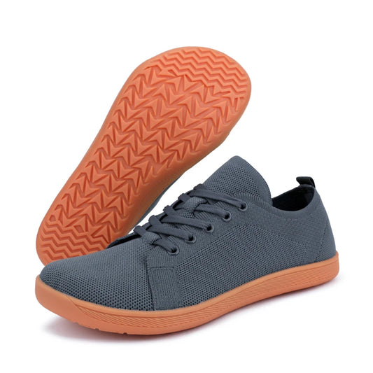 Wide Toe Barefoot Shoes for Men & Women – Minimalist Walking Sneakers with Zero Drop Sole & Breathable Mesh