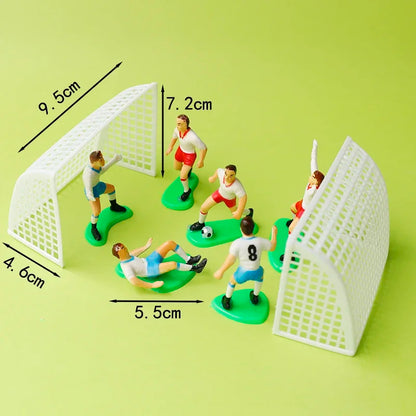 Soccer Cake Topper (Boy) – Football Party Decorations & Happy Birthday Cake Picks for Kids