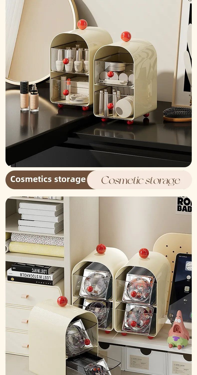 Desktop Coffee & Tea Organizer – Corner Storage Box Drawer for Office, Table, Capsules, and Tea Bags