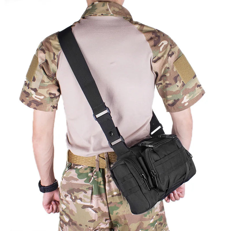 Waist Fanny Pack for Men – Waterproof Cross-body Shoulder Sling Bag for Hiking, Outdoor, Climbing, Fishing, Camping
