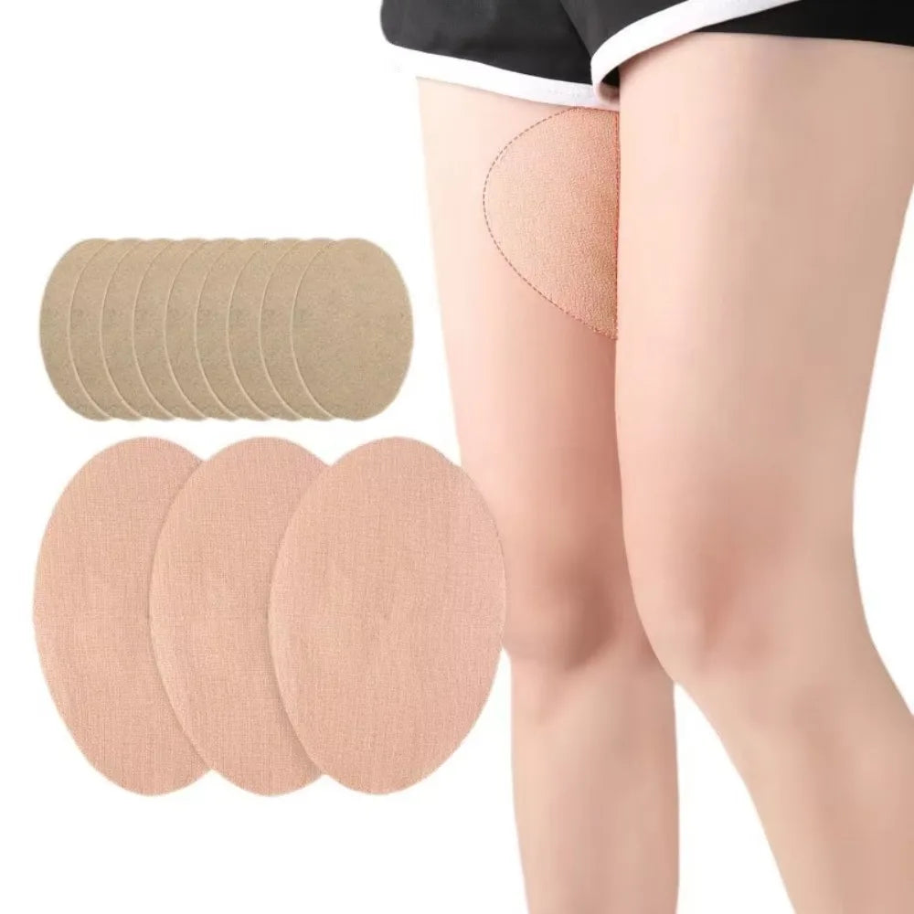 10-Pcs Anti-Chafing Thigh Pads – Self-Adhesive, Waterproof & Breathable Stickers for Men & Women