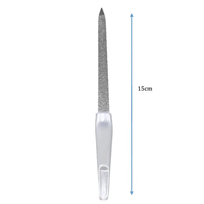 Professional DIY Nail Art Metal File - Double-Sided High-Quality Nail File for Manicure and Pedicure - Essential Beauty Tools