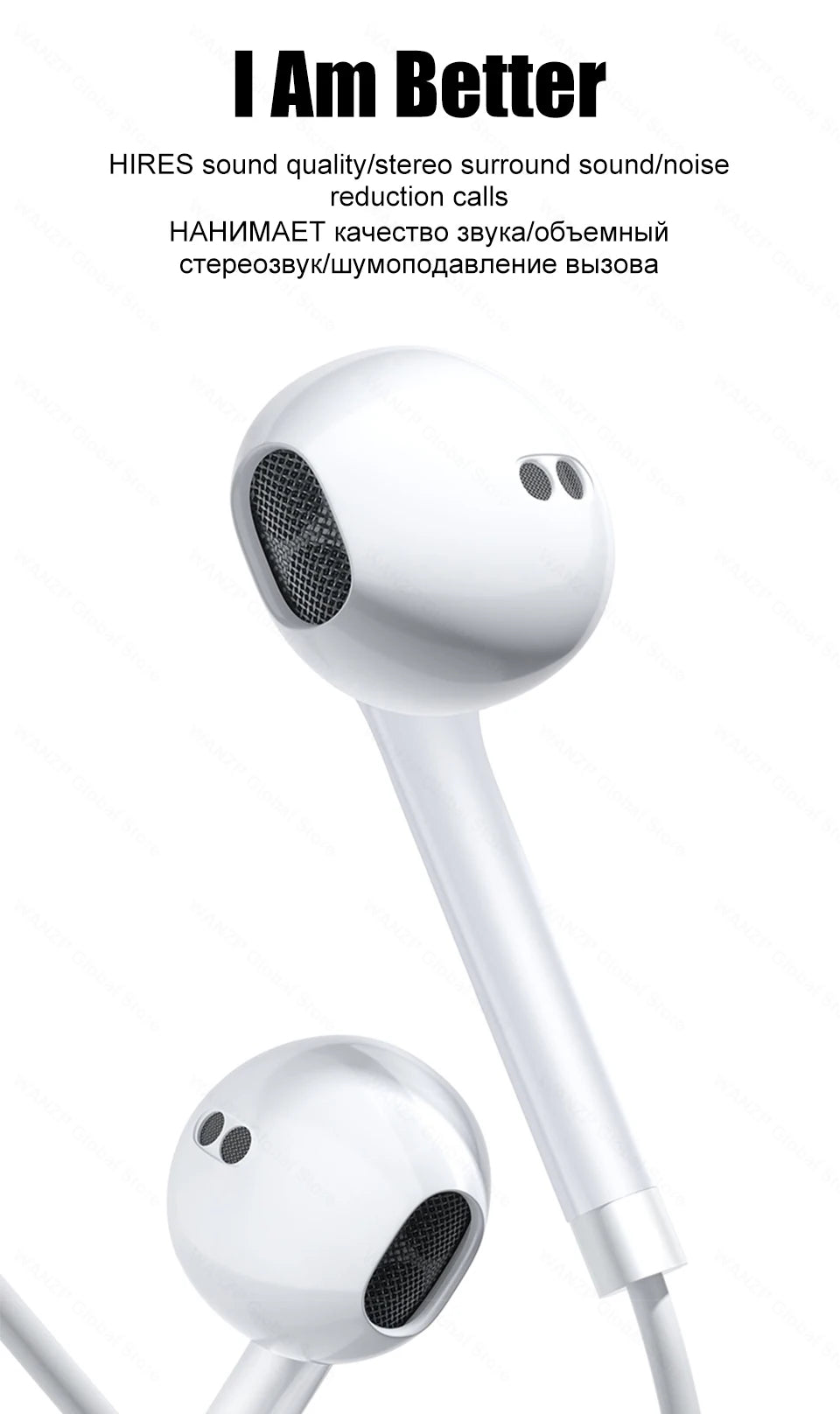 Wired Stereo Earphones for Apple iPhone 7–16 & iPad — 3.5mm Headphones for iPhone, Tablet, Laptop
