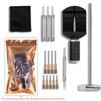 Watch Link Removal Tool Kit - Bracelet Resizing, Pin Remover & Strap Adjustment Tool for Watch Band Replacement