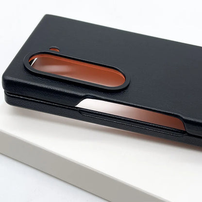 Luxury Eco-Leather Business Case for Samsung Galaxy Z Fold 6 5G – High-Quality Protective Cover