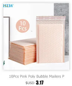 10PCS Rose Gold Metallic Bubble Mailers – Foil Padded Shipping Envelopes, Aluminized Gift Packaging Postal Bags