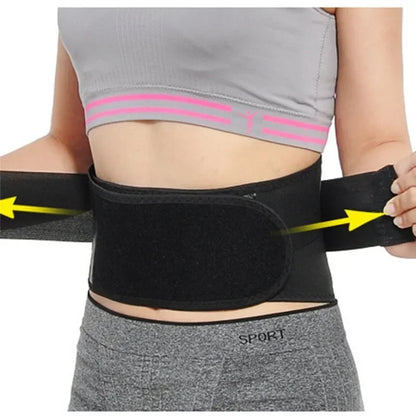 Self-Heating Lower Back Support Belt - Magnetic Lumbar Waist Brace for Everyday Support