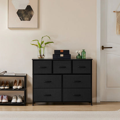 Bedroom Dresser with 7 Fabric Drawers – Organizer Storage Closet & Clothes Display Cabinet for Living Room