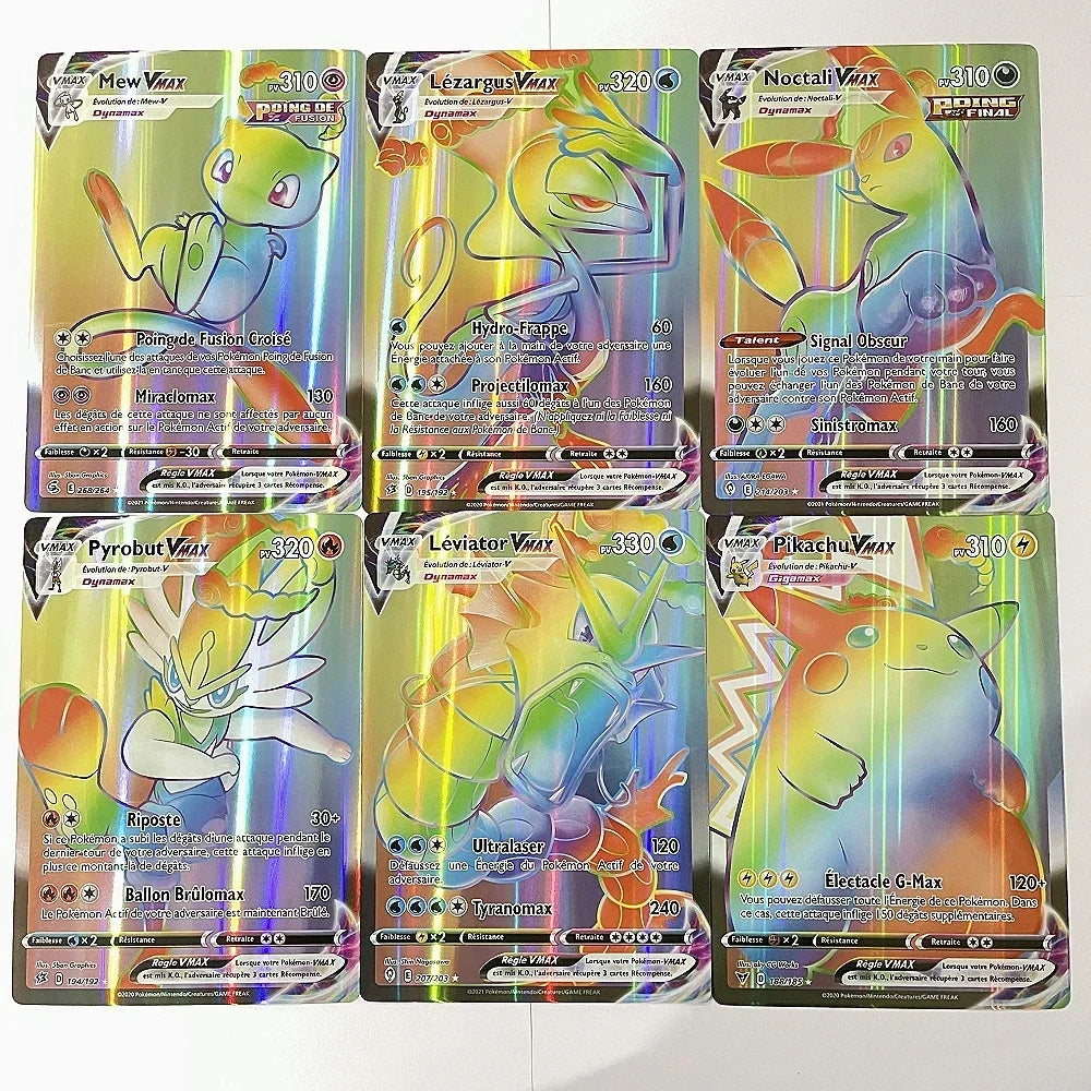 2024 Oversized Pokémon Cards – 30pcs Jumbo VMAX, VSTAR, GX, Arceus, Pikachu & Charizard Super Shiny Rare Cards for Birthday Gifts