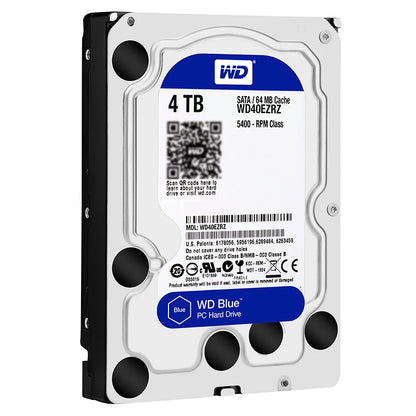 Western Digital WD Blue 4TB/6TB/3TB/2TB 3.5" SATA III Hard Drive – Desktop & Monitoring Storage Solution