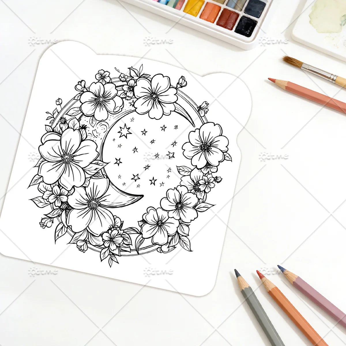 MOMN Cozy Spaces Coloring Book - Cute Adult Relaxation Coloring Pages with Daily Activities and Creative Patterns