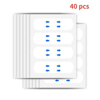 40-120PCS V-Shape Face Lifting Tape — Invisible Transparent Adhesive Patches for Wrinkle & Sagging Skin Repair