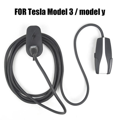 Car Charging Cable Mount – Wall Charger Holder with Chassis & Connector Bracket for Tesla Model 3/Y Accessories