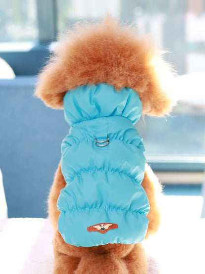 Dog Jacket for Autumn/Winter - 3-Layer Thick Warm Pet Coat for Small to Medium Dogs
