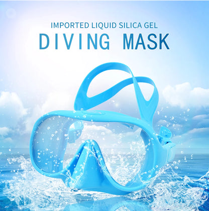 Professional Diving Mask for Scuba & Free Diving – Anti-Fog Snorkeling Goggles for Underwater Fishing Adults