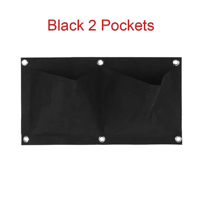 Wall Hanging Planting Bag – Multi-Pocket Vertical Garden Planter for Vegetables, Flowers, and Bonsai