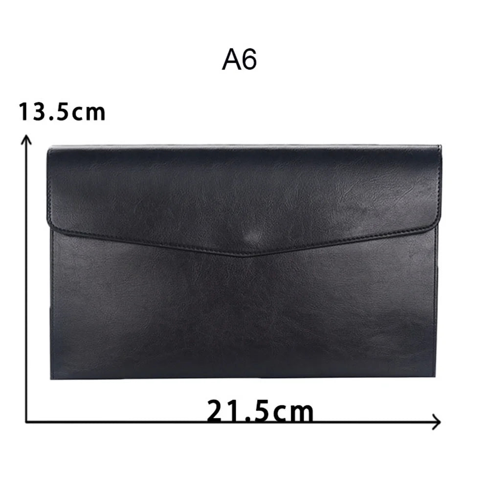 Leather Document Organizer – File Folder, Passport & Card Holder, School & Contract File Bag