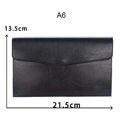 Leather Document Organizer – File Folder, Passport & Card Holder, School & Contract File Bag