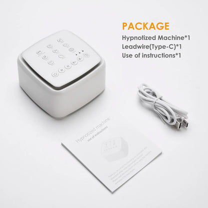 Rechargeable White Noise Machine with Type-C - Timed Sleep Sound Device for Relaxation, Ideal for Babies, Adults, Office, and Travel