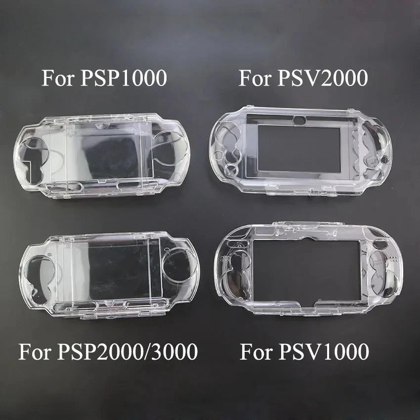 Clear Hard Carry Case for PSP 1000 2000 3000 – Transparent Protective Crystal Shell Cover for PSV 1000 2000