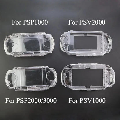 Clear Hard Carry Case for PSP 1000 2000 3000 – Transparent Protective Crystal Shell Cover for PSV 1000 2000