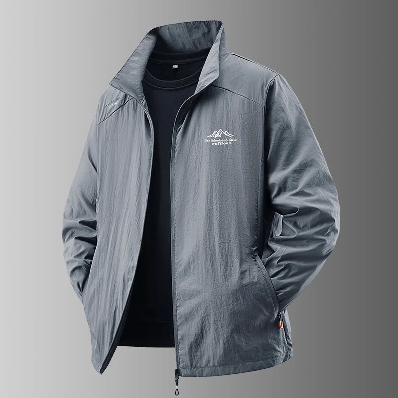 Men’s UV Protection Summer Jacket - Ultra-Light Breathable Sunproof Fishing Coat for Outdoor Activities