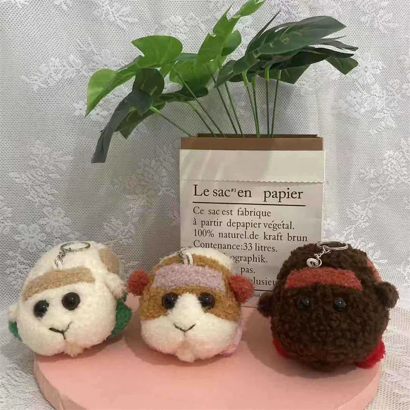 Cute PUI PUI Plush Toy Keychain – Anime Guinea Pig Stuffed Bag Pendant Birthday Gift