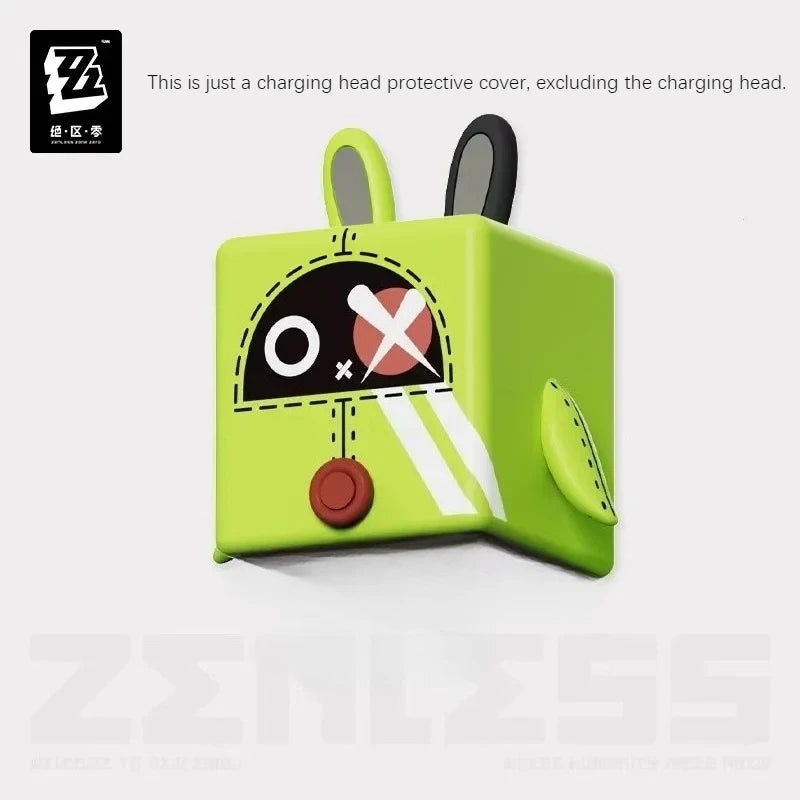 Zenless Zone Zero Type-C 35W Charger Cover - Foldable Quick Charger Silicone Protective Case Game Character Accessory Gift
