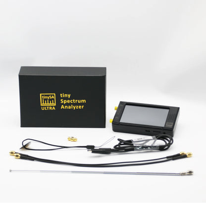 4-inch TinySA Ultra Spectrum Analyzer – 100kHz to 5.3GHz with MF, HF, VHF & UHF Input