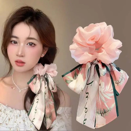 Bow Hair Ribbon Headband - Elegant Fluttering Hair Tie & Stylish Women’s Hair Accessory